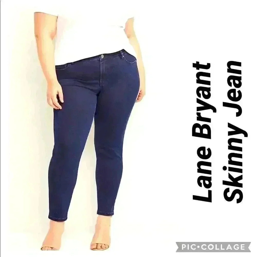 LANE BRYANT Mid Rise Super Stretch Skinny NWT Size 26S